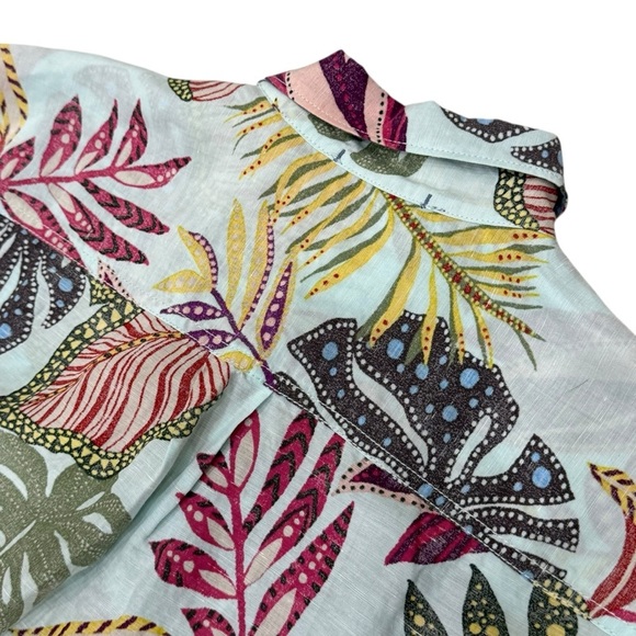 Tommy Bahama Small Men's Retro Vines Short Sleeve Linen Blend Printed Shirt NWT - Picture 11 of 15